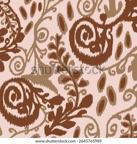 Elegant fabric element print pattern