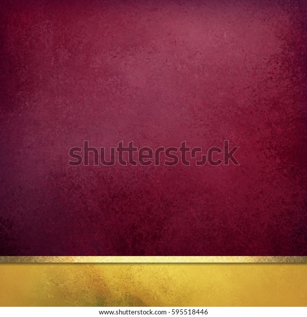 Elegant Fancy Burgundy Red Gold Background Stock Illustration