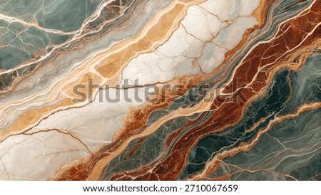 Elegant generative marble texture featuring flowing veins and rich colors for premium design.