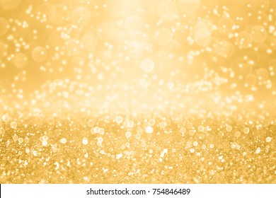 Elegant gold glitter sparkle confetti background for golden happy birthday party invite, 50 wedding anniversary, glitz and glam, fun dance celebration, Christmas ad or New Year’s Eve champagne texture - Powered by Shutterstock