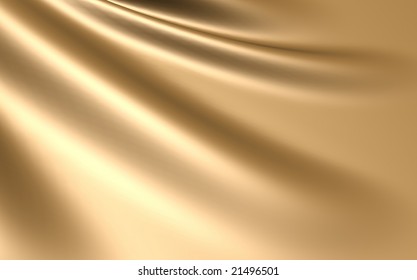 Elegant Gold Silk Satin Background