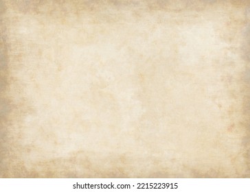 Elegant lighter paper parchment vignette with framed brown faint and drips and empty center. Marble stains and wood spatter and historic shabby design, retro old speckled blank wooden parchment	
