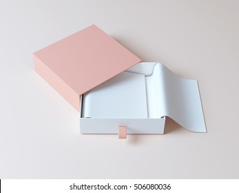 Elegant Packaging Box 3d Rendering