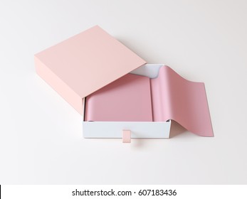 Elegant Packaging Box 3d Rendering