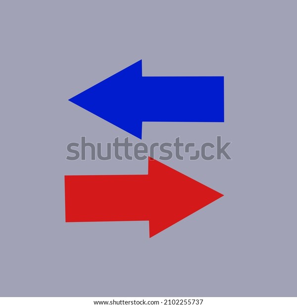 Elegant and simple colorful navigation arrow\
or navigation arrow icon\
illustration
