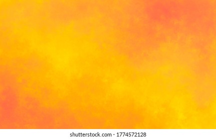 Elegant Simple Warm Bright Background. Paints Mixed In Yellow And Orange. Warmth And Comfort. Grunge Background For The Design Of Cards, Banners.