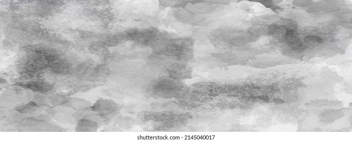 Elegant White And Gray Grunge Concrete Wall Texture Vector Background With Paint Leaks And Ombre Effects. Seamless Gray Stucco Concrete Texture Stone Wall Background With Crack And Chips.