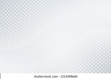 Elegant White Gray Modern Bright Halftone Dots Art Background. Business Design.