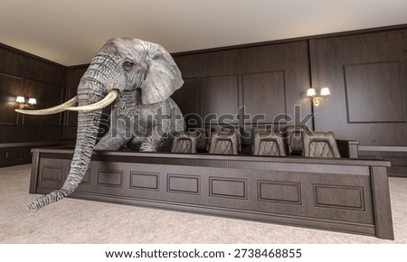 Elephant 3d jury box,large problem being ignored