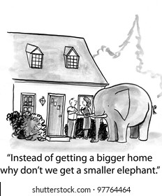 The Elephant Requires A Bigger House To Fit