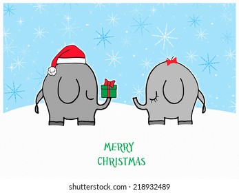 Elephants - Merry Christmas