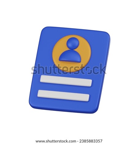 Elevate your projects with a 3D-rendered minimal account icon, adding a sleek and professional touch to your designs. Perfect for web, presentations, and more.