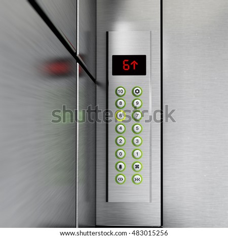 elevator panel buttons lcd