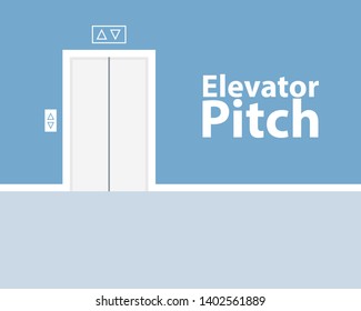 Elevator Pitch Concept. Clipart Image