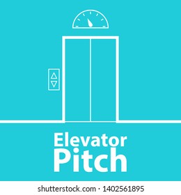 Elevator Pitch Concept. Clipart Image