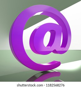 Email Blast Newsletter Promotion Delivering 3d Rendering Shows Marketing List To Send Target Correspondence