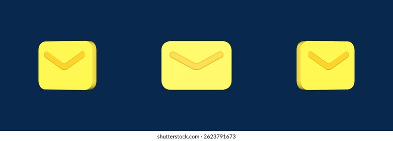 email interface essential 3D icon