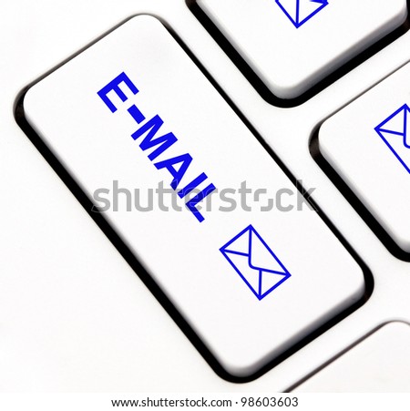 E-mail keyboard key