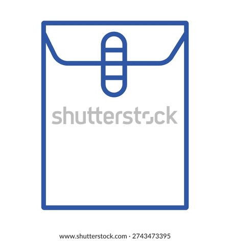 Email Mail Letter Envelope Document Icon. Mail Delivery Icon. Envelope on screen, representing email through Envelope. Vector Illustration.