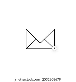Email, message notification icon animation. new message notification animation. Alert message with bell symbol for reminders and updates