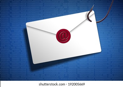 Email Phishing With Digital Background