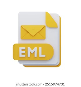 email source file 3d icon