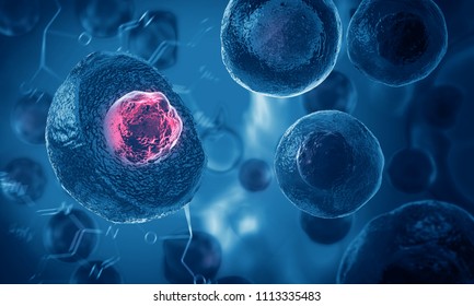 Embryonic Stem Cells , Cellular Therapy - 3D Illustration