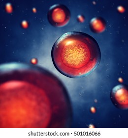 Embryonic stem cells , Cellular therapy , Regeneration , Disease treatment  , 3d illustration