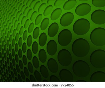 Emerald Green Circle Pattern Abstract Background Stock Illustration ...