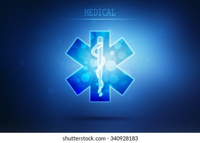 Emergency Ambulance Medicine Symbol Stock Illustration 340928183