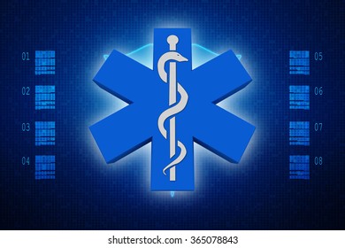 Emergency Ambulance Medicine Symbol Stock Illustration 365078843 ...