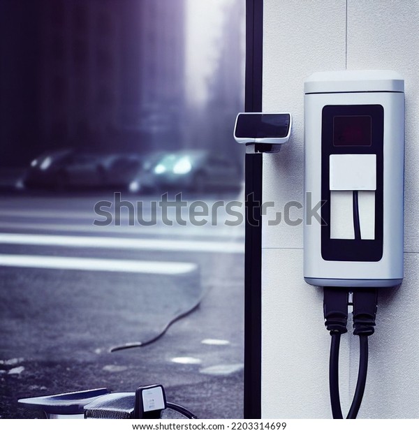 E-mobility, electric car charging battery\
concept 3d\
rendering	