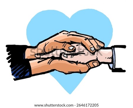 Empathy. Ability to identify with someone and understand their emotions. Holding the hand of someone who is sick.
