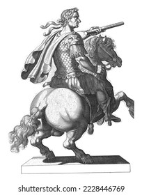 Emperor Julius Caesar horseback