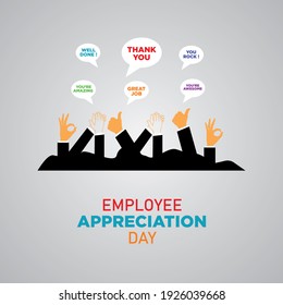 Employee Appreciation Day. First Friday In March. Holiday Concept. Template For Background, Banner, Card, Poster.