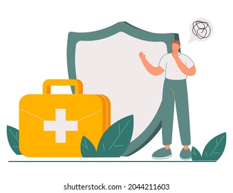 Employee Health Abstract Concept  Illustration. Emotional Burnout, Occupational Health, Workplace Safety, Overload, Injury Prevention, Labor Condition, Working Environment Abstract Metaphor.