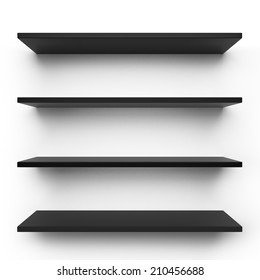 Black Empty Bookshelf High Res Stock Images Shutterstock