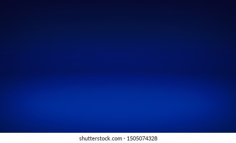 Empty blue dark studio room gradient background concept for your graphic design poster banner   backdrop Halloween 