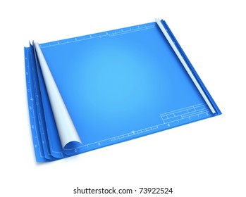 Empty blueprint - Powered by Shutterstock