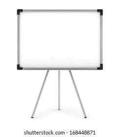 Empty Board 3d Image Isolated White Stock Illustration 168448871 ...