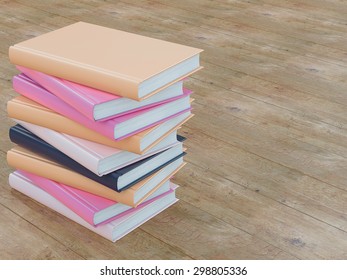 Empty book mockup template. High resolution.