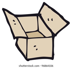 Empty Box Cartoon Stock Illustration 96864106 | Shutterstock