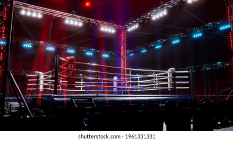 Empty Boxing Arena Waiting New Round Stock Illustration 1961331331 ...