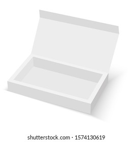 Empty Cosmetic Box Packaging Storage Isolated Stock Illustration ...