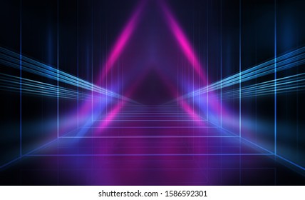 Empty Dark Abstract Background Background Empty Stock Illustration 