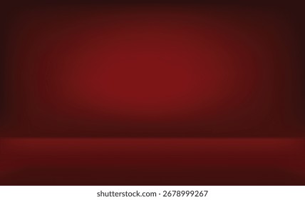 Empty dark red studio background limbo 