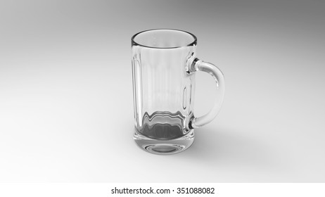 Empty Glass Of Beer