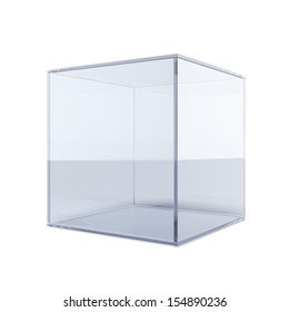 Empty Glass Cube