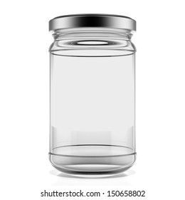 Empty Glass Jar