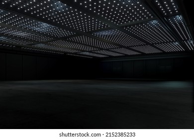 Empty hall exhibition centre.The backdrop for exhibition stands, booth,market,trade show.Conversation for activity,meeting.Arena for entertainment,event,sports.Indoor for Factory,showroom.3d render.